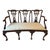 Circa 1800 Mahogany Triple Chair Settee For Sale