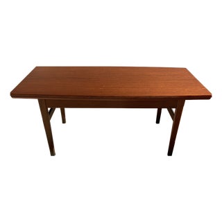 Danish Teak Drop-Leaf Københavnerbord Table, Denmark, 1960s For Sale