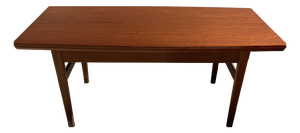 Danish Teak Drop-Leaf Københavnerbord Table, Denmark, 1960s