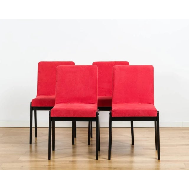 Mid-Century Modern AGA Dining Chairs by Józef Chierowski, 1970s, Set of 4 For Sale - Image 3 of 13