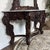 Late 20th Century Hand-Carved Rococo Revival Marble Console & Mirror For Sale - Image 4 of 17