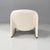 1970s Italian Modern White Teddy Fabric Armchairs by Giancarlo Piretti for Anonima Castelli, 1970s, Set of 2 For Sale - Image 5 of 15