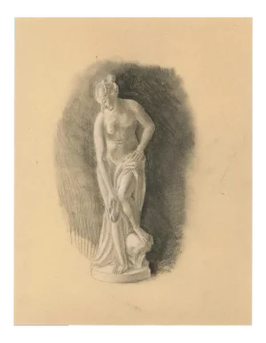 Venus, Early 20th-Century, Pencil on Paper