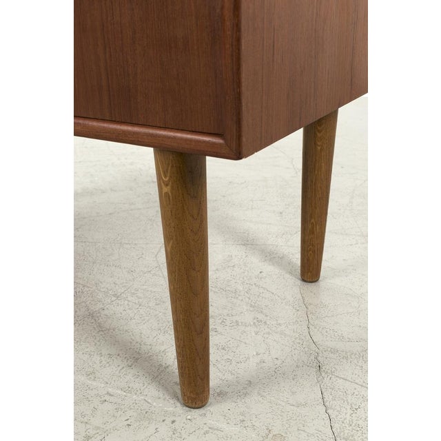 Vintage Danish Wood Cabinet For Sale - Image 3 of 9