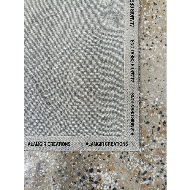 Mid Century Luxury Handtufted PetYarn Bath Rug For Sale - Image 10 of 10