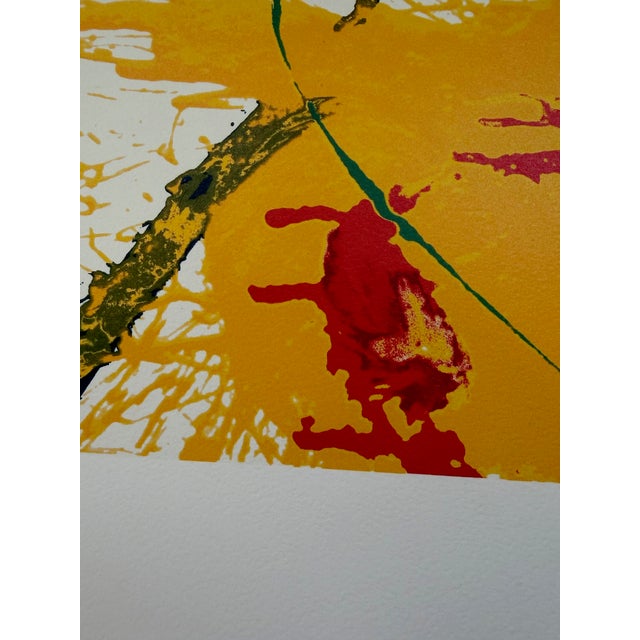 Paper Sam Francis, No Brush, Print For Sale - Image 7 of 9