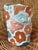 White Vintage Handmade & Signed Brutalist Ceramic Vase With Postmodern Pop Art Designs For Sale - Image 8 of 12