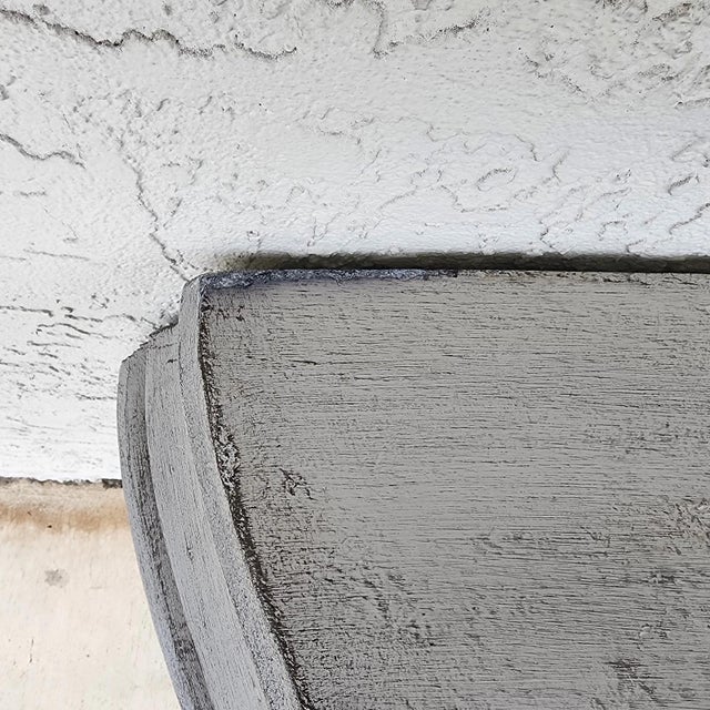 Antique French Serpentine Dresser Distressed For Sale - Image 17 of 18