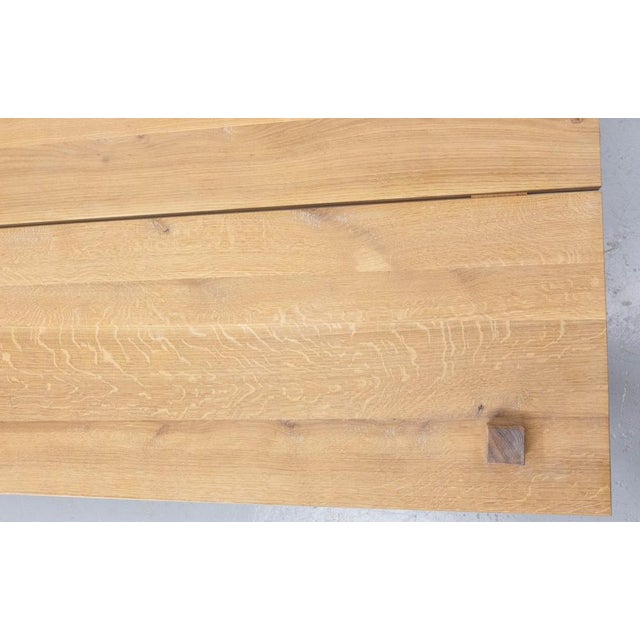 Wood French Oak Coffee Table by S. Lamarre, 2023 For Sale - Image 7 of 18