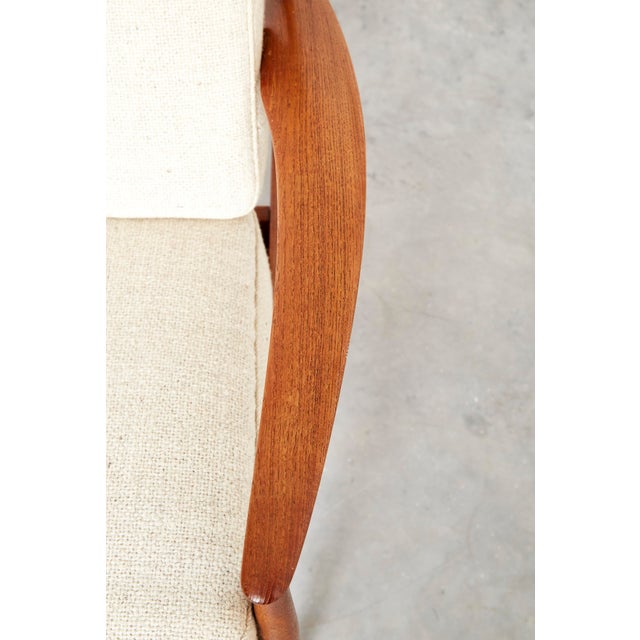 Mid-Century FD118 Easy Chair in Teak by Grete Jalk for France & Søn, 1960s For Sale - Image 14 of 17