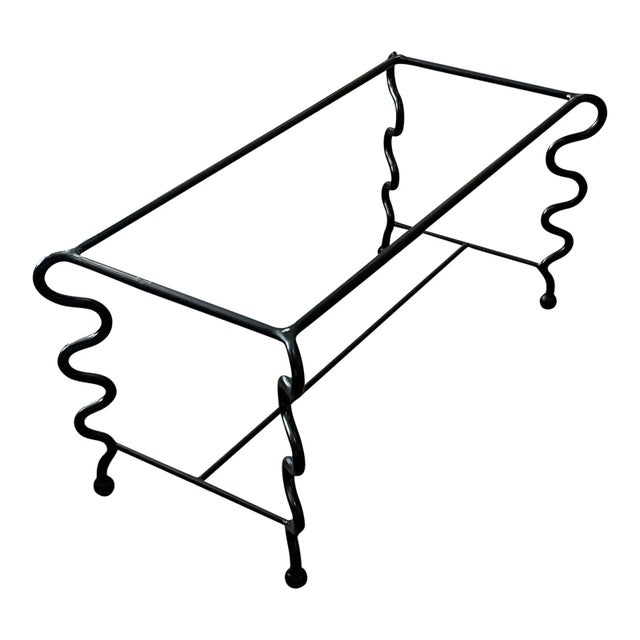 Contemporary 'Serpentine" Coffee Table Base Chairish