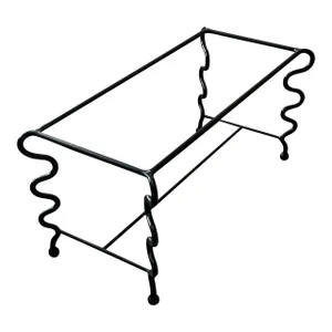 Contemporary 'Serpentine" Coffee Table Base