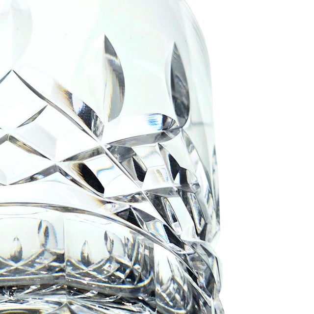 Glass Late 20th Century Waterford Crystal Lismore Double Old Fashioned Glasses Set of 2 For Sale - Image 7 of 15
