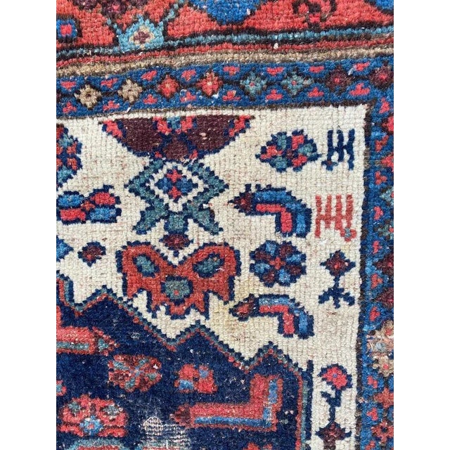 Antique Rustic Wool Rug For Sale - Image 13 of 18