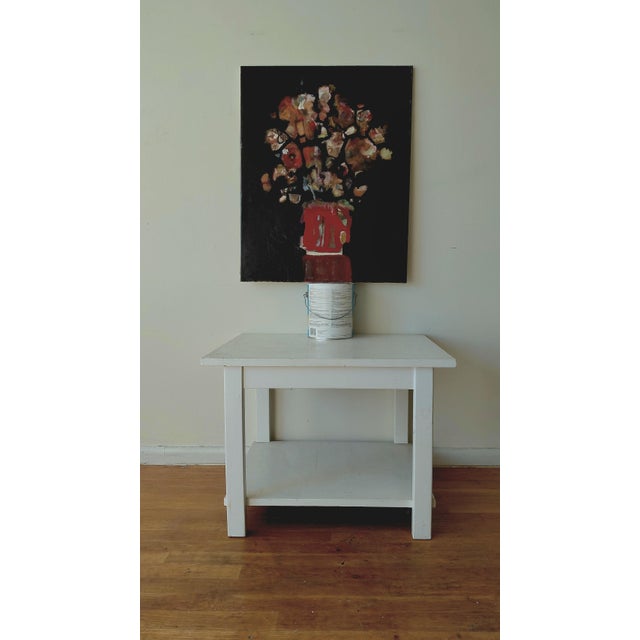 Contemporary Dark Bouquet Is Contemporary Abstract Expressionist Oil Painting by Lynn Christian 2026 For Sale - Image 3 of 4