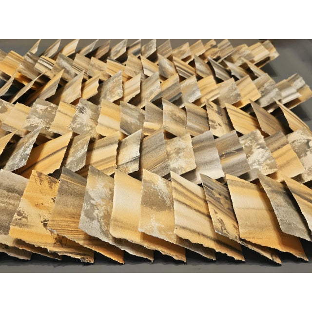 Greg Copeland Greg Copeland Mixed Media on Wood Lucite Box Frame Wall Art 1983 For Sale - Image 4 of 10