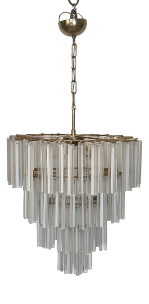 Vintage Murano Glass Chandelier, 1970s