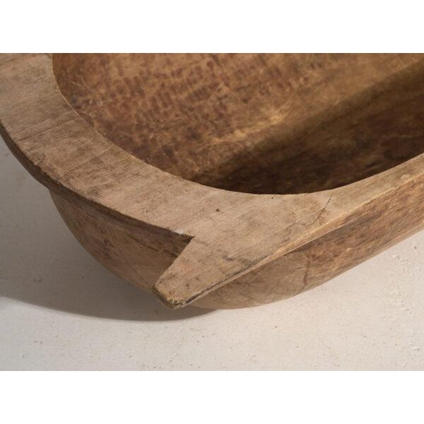Antique solid wood bowl (c.1900) Dimensions: Length: 121 cm Depth: 51 cm Height: 24 cmStyle: PrimitiveMaterials and...