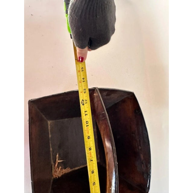 Antique Chinese Elm Wood Rice Bucket For Sale In New York - Image 6 of 7