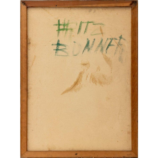 Textile Fritz Bonner Abstraction Acrylic on Canvas For Sale - Image 7 of 8