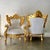This magnificent Baroque-style chair embodies timeless luxury, craftsmanship, and a commanding presence. Featuring a solid...