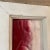 Red 1960s Female Nude Torso Painting on Metal, Framed For Sale - Image 8 of 12