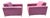 Modern Thayer Coggin Pink Club Chairs - Set of 2 For Sale