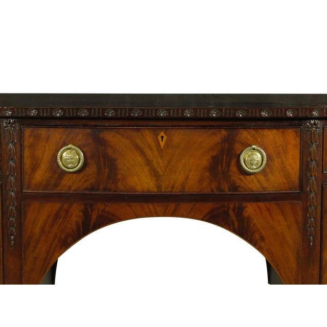Regency Style Bowfront Sideboard by Old Colony For Sale - Image 9 of 12