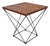 Axis Reclaimed Wood Side Table For Sale