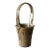 Vintage Frank Polizzi Pottery Basket Vase For Sale