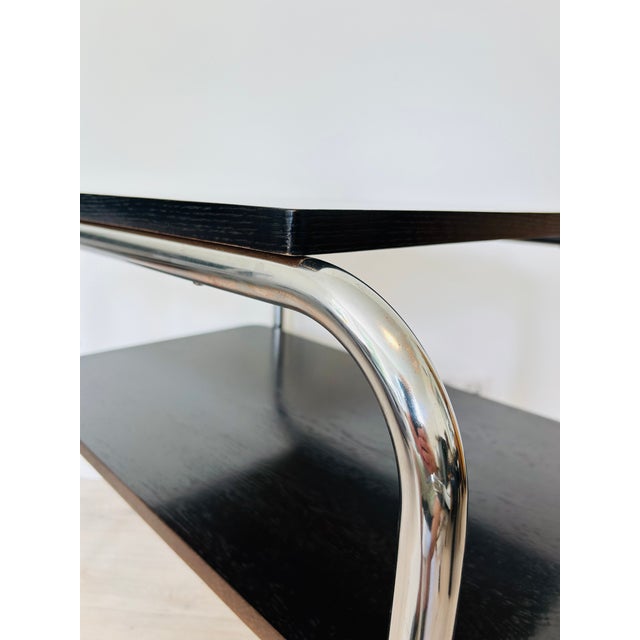 Marcel Breuer Bauhause Side Table by Marcel Bruer for Ton, Czechoslovakia, 1960s For Sale - Image 4 of 12