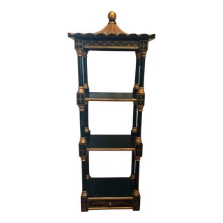 20th Century Chinoiserie Style Pagoda Wall Shelf For Sale