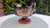 Blue Art Deco Glass Cake Stand from United Glassware STS Abel, 1930s For Sale - Image 8 of 8