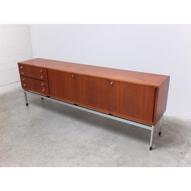 Wood Large Modernist Sideboard by Werner Wölfers for V-Form, 1960s For Sale - Image 7 of 18