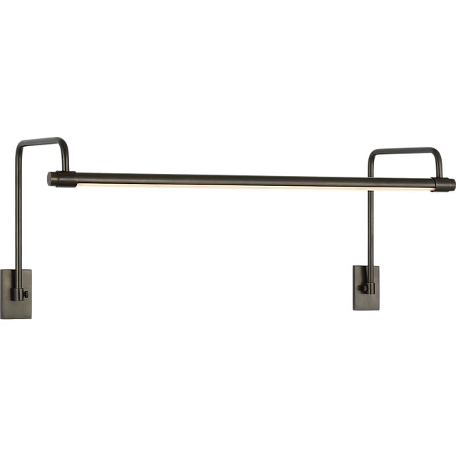 Thomas O'Brien for Visual Comfort Signature Kidd 24" Frame Mount Picture Light in Bronze For Sale - Image 10 of 15