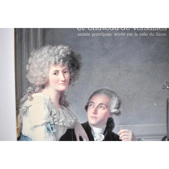 Vintage French Musée Du Louvre David Museum Poster For Sale - Image 4 of 10