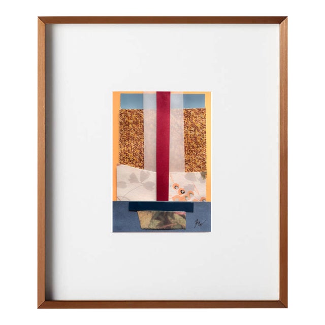 "Into the Sun 5" Original Mixed-Media Collage on Paper by Zac Woodiel For Sale