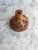 Rustic Handcrafted Wooden Pod Vase With Natural Textured Design For Sale - Image 3 of 9