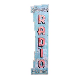 Radio Havana Cuba Neon Sign For Sale