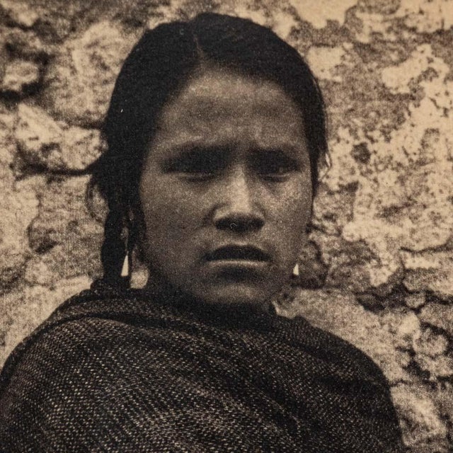 American Paul Strand "Young Woman and Boy, Taluca" Photogravure For Sale - Image 3 of 6