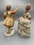Rococo Vintage Andrea by Sadek Porcelain Courtship Couple Figurines in Blue and White, Pai For Sale - Image 3 of 9