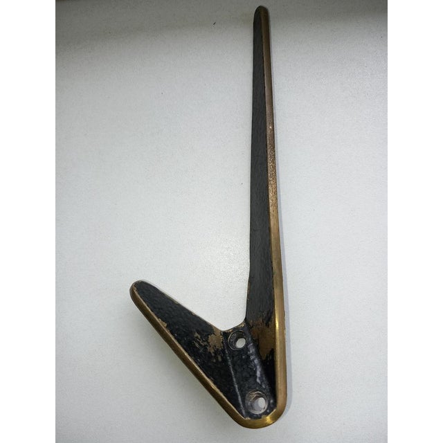 Austrian Brass Cloakroom Hooks from Hertha Baller, Set of 4, in Very Good conditions. Designed 1950 to 1959 This piece is...