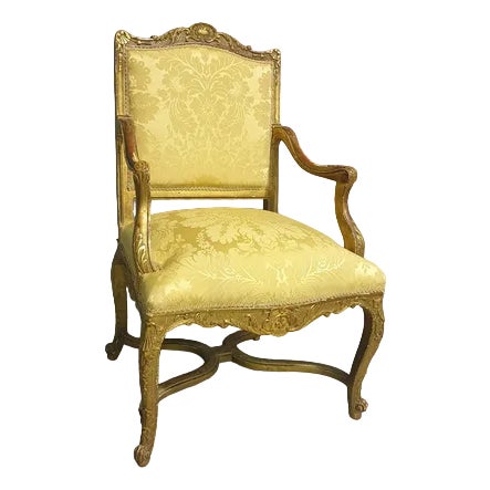 Antique English Gilt Chair, 1790 For Sale