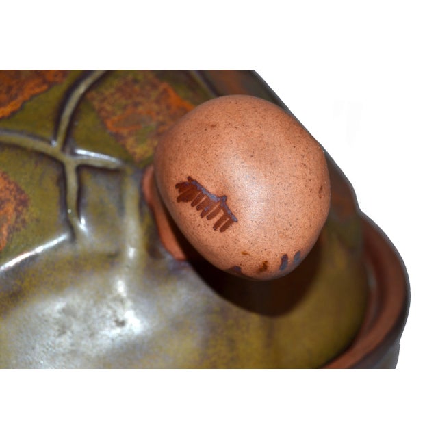 1980s Ceramic Turtle Lidded Box For Sale - Image 5 of 7