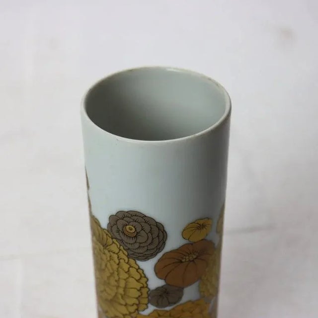 Late 19th Century Antique German Rosenthal Hand Painted Gilt Floral Porcelain Vase Signed For Sale - Image 5 of 5