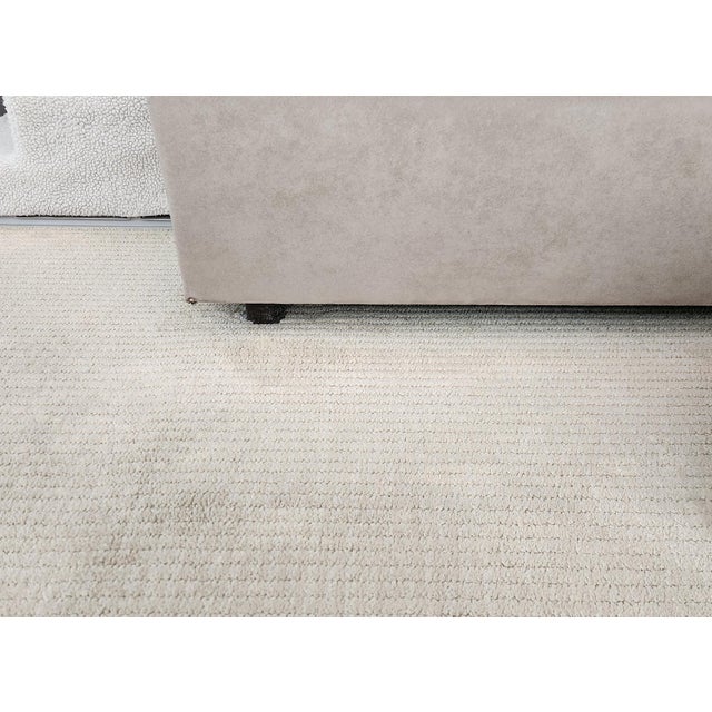 Textile Room & Board York Full Sleeper Sofa & Left‑Arm Chaise in Desmond Ale Ultrasuede For Sale - Image 7 of 7
