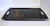 Here is a vintage Marusei Japanese serving tray made of molded plastic with a glossy black finish and elegant gold bamboo...