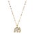 Modern Elephant Blessing Diamond Necklace For Sale - Image 3 of 8