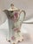 Haviland & Co. Antique Haviland Limoges French Chocolate Pot W/ Pink Rose Motif & Ribbon Handle For Sale - Image 4 of 11