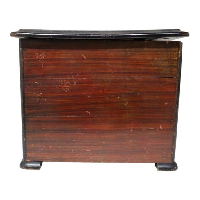 Chinese Rosewood & Marquetry Inlay Figural Automaton Cylinder Music Box C1890 For Sale - Image 16 of 16